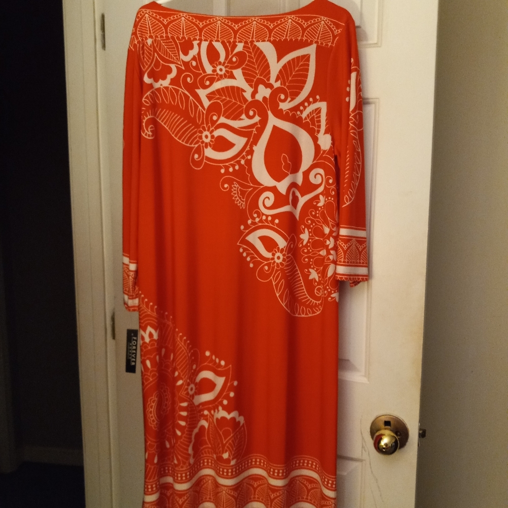 Coral dress
